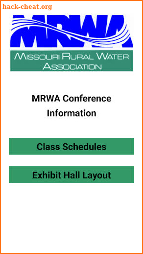 MRWA Conference Agenda screenshot