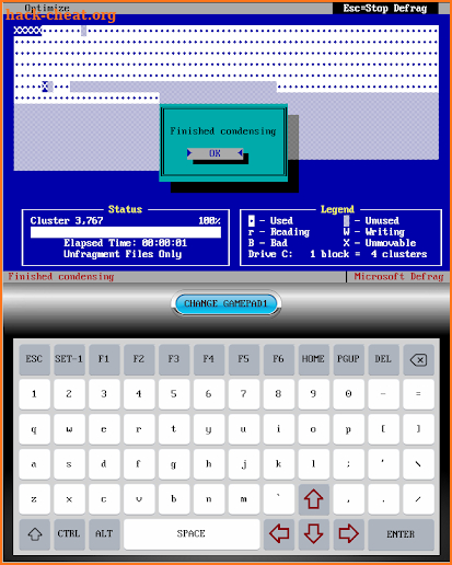 MS DOS screenshot