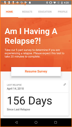 MS Relapse Tool screenshot