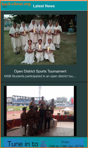 MSB Athletic Meet App screenshot
