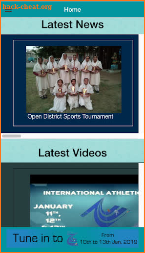 MSB Athletic Meet App screenshot