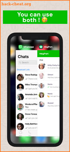MsgPort - Dual for WhatsApp screenshot