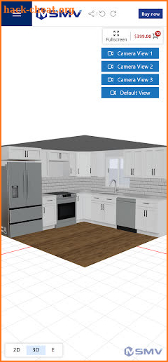 MSMV 3D Kitchen Design Tool screenshot