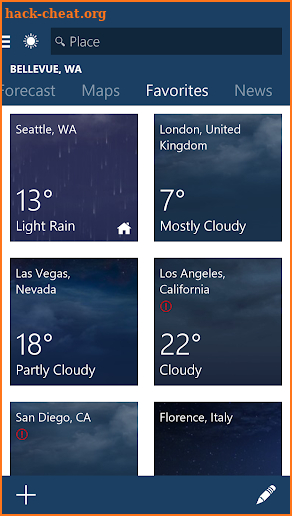 MSN Weather - Forecast & Maps screenshot