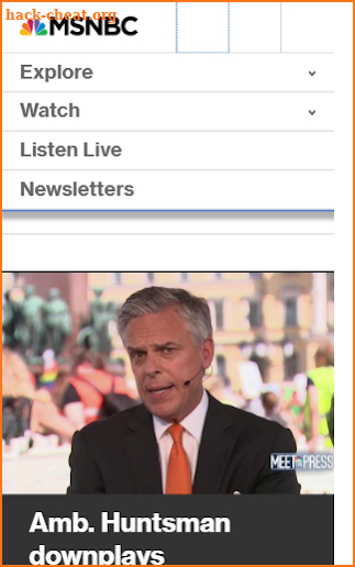 MSNBC screenshot