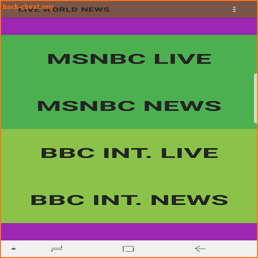 MSNBC & BBC NEWS LIVE screenshot