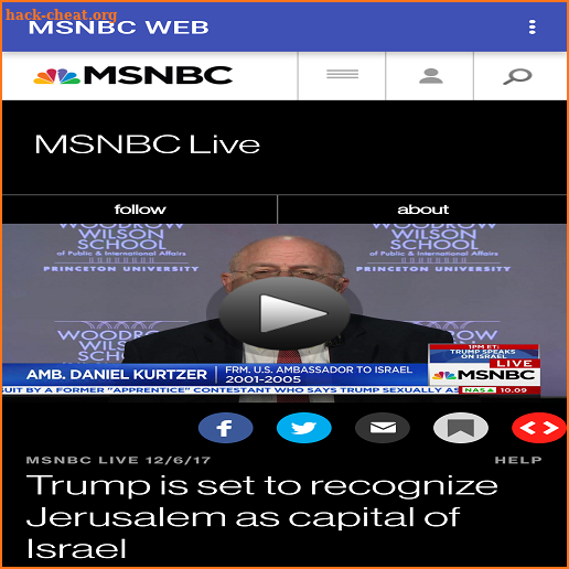 MSNBC LIVE screenshot
