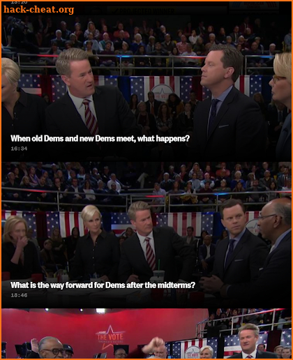 MSNBC Morning Joe Show screenshot