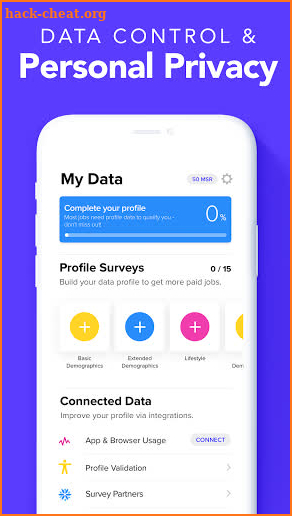 MSR - Gift cards for data tasks screenshot