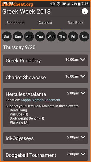 MST Greek Week screenshot