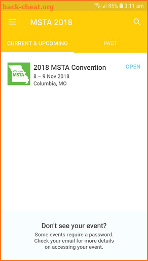 MSTA 2018 screenshot