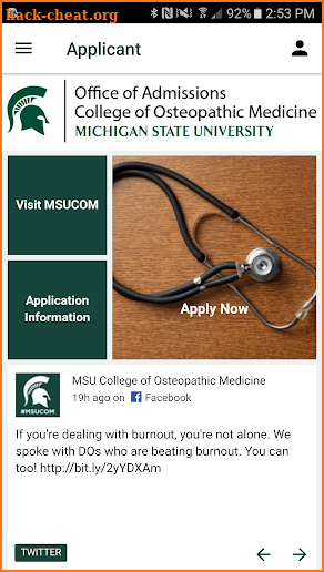 MSU Osteopathic Medicine screenshot