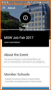 MSW Job Fair screenshot