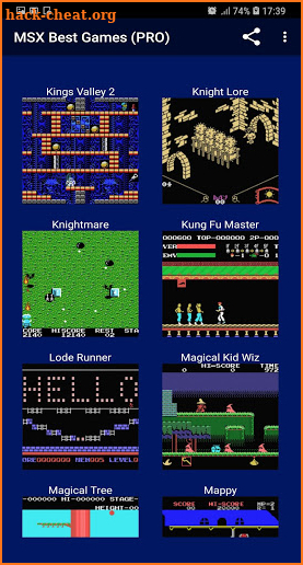 MSX Best Games PRO screenshot