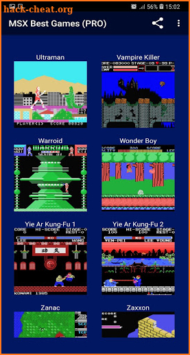 MSX Best Games PRO screenshot