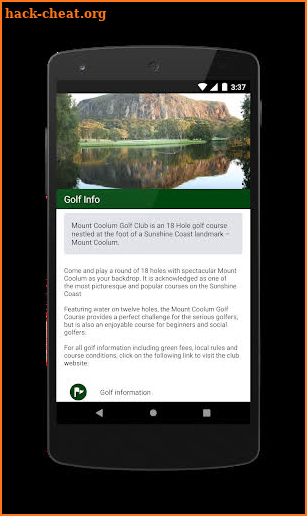 Mt Coolum Golf Club screenshot