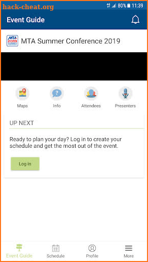 MTA Events screenshot
