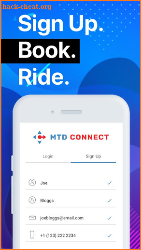 MTD Connect screenshot