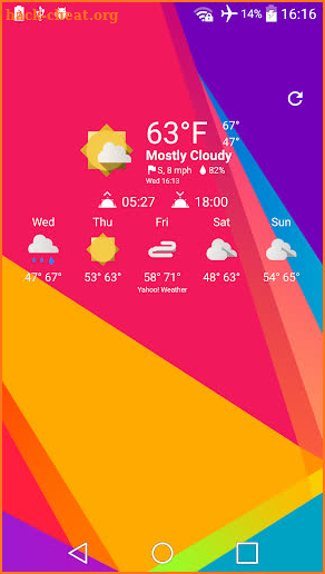 MTRL Weather Icons set for Chronus screenshot