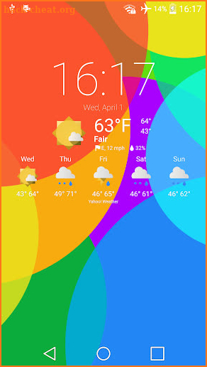 MTRL Weather Icons set for Chronus screenshot