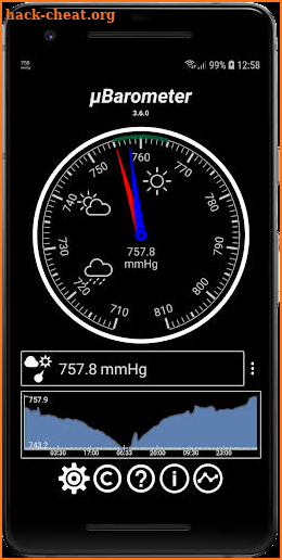 mu Barometer screenshot