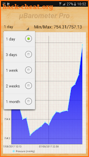 mu Barometer Pro screenshot
