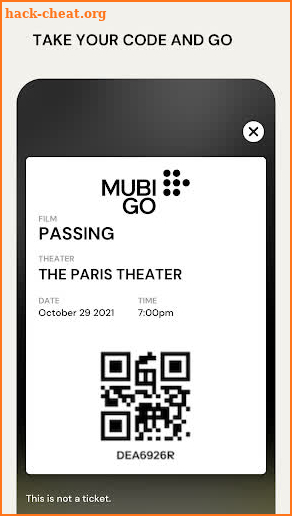 MUBI GO: hand-picked cinema screenshot