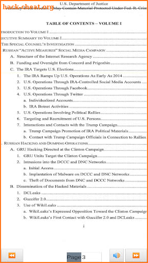 Mueller Report Free screenshot