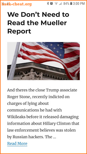 Mueller Report News & Analysis screenshot