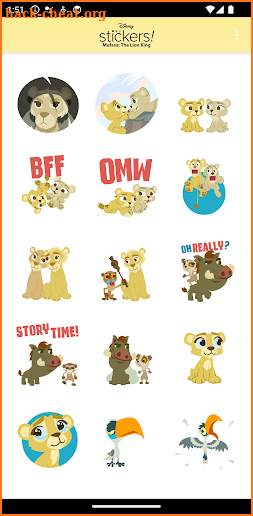 Mufasa: The Lion King Stickers screenshot