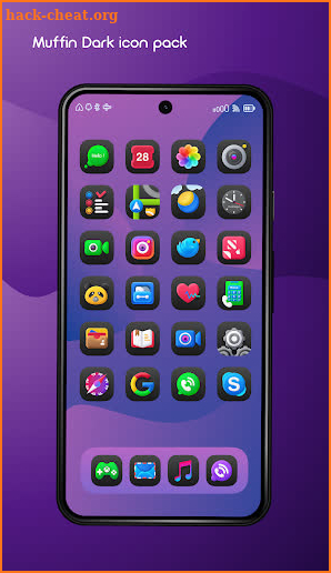 Muffin Dark Icon Pack screenshot
