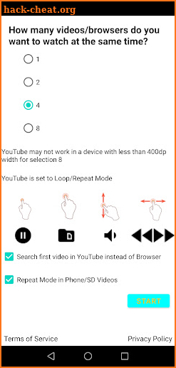Multi-8 Browser Video Play Pro screenshot