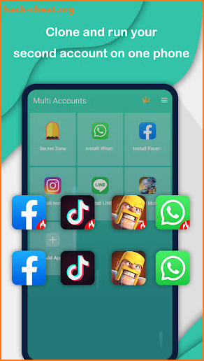 Multi Accounts - Parallel Space & Dual Accounts screenshot