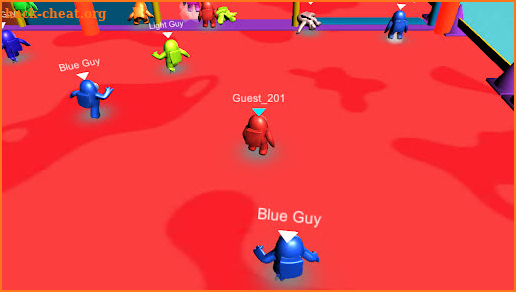 Multi Among us 3D Players Knockout Race screenshot