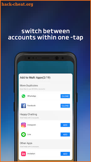 Multi Apps – Multiple Accounts simultaneously screenshot