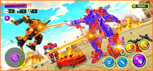 Multi Car Robot Transform Game Robot Car Games screenshot