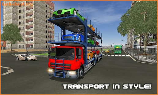 Multi Level Truck Car Transporter Games 2021 screenshot