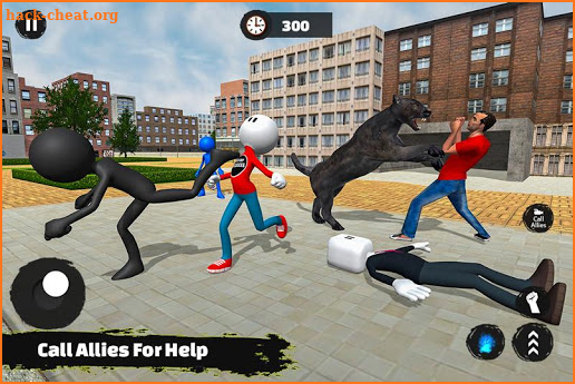 Multi Panther Stickman Rope Hero Gangster Crime screenshot