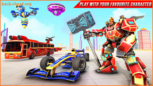 Multi Robot Car Game: Formula Car Robot Transform screenshot