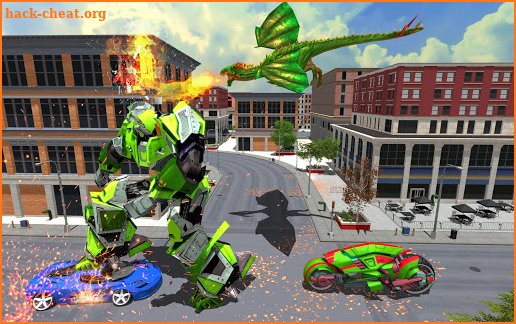 Multi Robot Hero: Deadly Flying Dragon Simulator screenshot