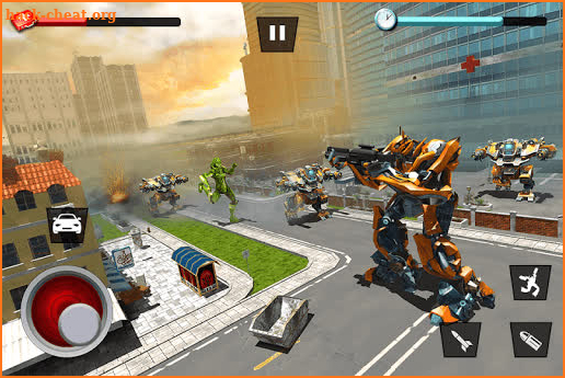 Multi Robot Transform Battle: Air jet robot games screenshot