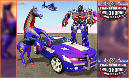 Multi Robot Transforming : Wild Horse Police Car screenshot