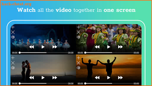 Multi Screen Video Player screenshot