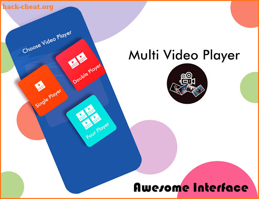 Multi Screen Video Player : On One Screen screenshot