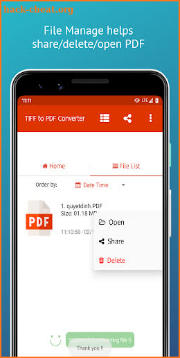 Multi Tiff to PDF Converter screenshot