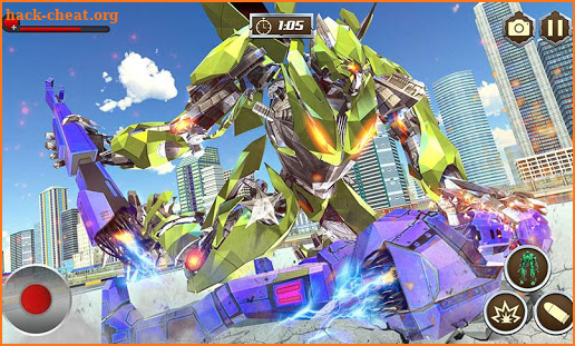Multi Transforming Army Horse Robot Games screenshot