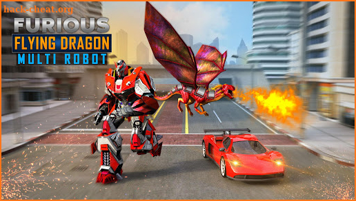 Multi Transforming Flying Dragon Robot Games screenshot