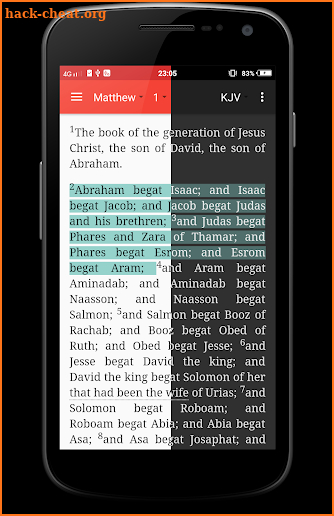 Multi Versions Bible offline free screenshot
