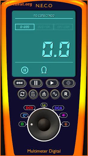 Multimeter/Oscilloscope/Sound Generator screenshot
