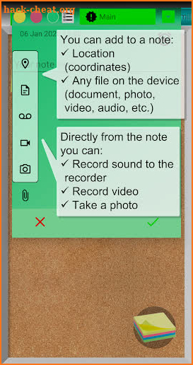 MultiNotes - Handy Reminder Notes screenshot